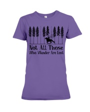 NOT ALL THOSE WHO WANDER ARE LOST Premium Fit Ladies Tee tile
