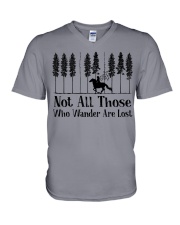NOT ALL THOSE WHO WANDER ARE LOST V-Neck T-Shirt tile
