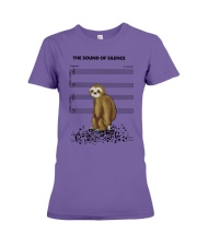 THE SOUND OF SILENCE Premium Fit Ladies Tee tile