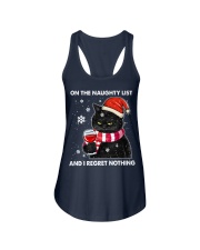 ON THE NAUGHTY LIST AND I REGRET NOTHING Ladies Flowy Tank tile