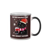 ON THE NAUGHTY LIST AND I REGRET NOTHING Color Changing Mug tile