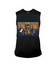 I LIKE SOCIAL DISTANCING IN MY TENT Sleeveless Tee tile