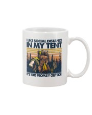I LIKE SOCIAL DISTANCING IN MY TENT Mug tile