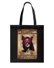 BREAST CANCER IS A JOURNEY Tote Bag tile