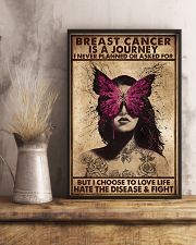 BREAST CANCER IS A JOURNEY 11x17 Poster lifestyle-poster-3
