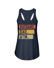 HUSBAND - DAD - ATM Ladies Flowy Tank tile
