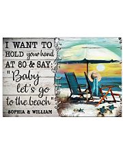 FAMILY - I WANT TI HOLD YOUR HAND - CUSTOM NAME 24x16 Poster front