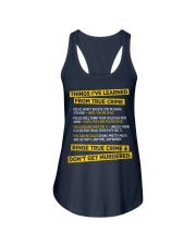 THING I'VE LEARNED FROM TRUE CRIME Ladies Flowy Tank tile