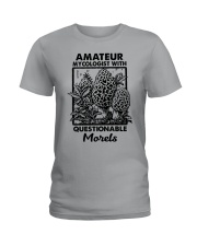 AMATEUR MYCOLOGIST WITH QUESTIONABLE MORELS Ladies T-Shirt tile