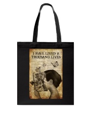 I HAVE LIVED A THOUSAND LIVES Tote Bag tile