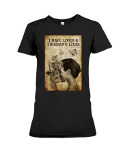 I HAVE LIVED A THOUSAND LIVES Premium Fit Ladies Tee tile