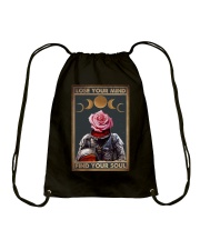 LOSE YOUR MIND FIND YOUR SOUL Drawstring Bag tile
