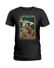 AND SHE LIVED HAPPILY EVER AFTER Ladies T-Shirt tile