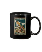 AND SHE LIVED HAPPILY EVER AFTER Mug tile