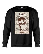 AFRO GIRL - CUSTOM NAME Crewneck Sweatshirt tile