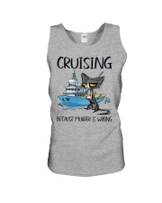 CRUISING BECAUSE MURDER IS WRONG Unisex Tank tile