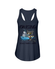 CRUISING BECAUSE MURDER IS WRONG Ladies Flowy Tank tile
