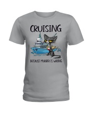 CRUISING BECAUSE MURDER IS WRONG Ladies T-Shirt tile