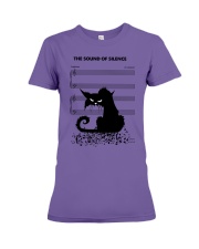 THE SOUND OF SILENCE Premium Fit Ladies Tee tile
