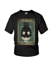 YOU DROP IT YOU FLUSH IT Youth T-Shirt tile