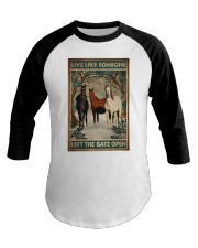 LIVE LIKE SOMEONE Baseball Tee tile