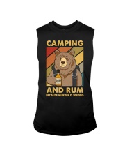 CAMPING AND RUM BECAUSE MURDER IS WRONG Sleeveless Tee tile