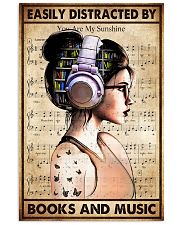 EASILY DISTRACTED BY BOOKS AND MUSIC 11x17 Poster front