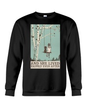 AND SHE LIVED HAPPILY EVER AFTER Crewneck Sweatshirt tile