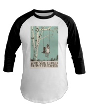 AND SHE LIVED HAPPILY EVER AFTER Baseball Tee tile