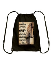 I AM YOUR FRIEND Drawstring Bag tile