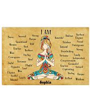 YOGA - I AM - CUSTOM NAME 24x16 Poster front