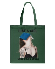 JUST A GIRL WHO LOVES BOOKS Tote Bag tile