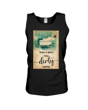 TAKE A BATH YOU DURTY HIPPIE Unisex Tank tile