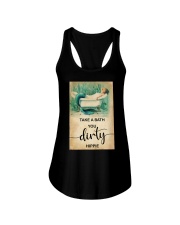TAKE A BATH YOU DURTY HIPPIE Ladies Flowy Tank tile