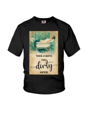 TAKE A BATH YOU DURTY HIPPIE Youth T-Shirt tile