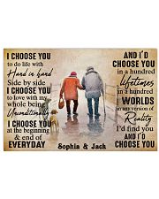 FAMILY - I CHOOSE YOU - CUSTOM NAME 24x16 Poster front