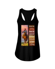 YOU DON'T STOP RIDING Ladies Flowy Tank tile