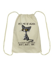 PISS ME OFF AGAIN Drawstring Bag tile