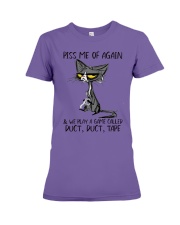 PISS ME OFF AGAIN Premium Fit Ladies Tee tile