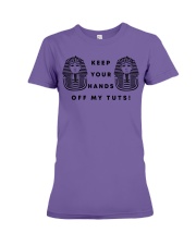 KEEP YOUR HAND OFF MY TUTT Premium Fit Ladies Tee tile