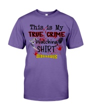 THIS IS MY TRUE CRIME WATCHING SHIRT Premium Fit Mens Tee tile