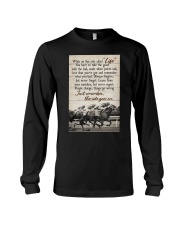JUST REMEMBER THE RIDE GO ON Long Sleeve Tee tile