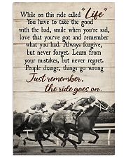 JUST REMEMBER THE RIDE GO ON 11x17 Poster front