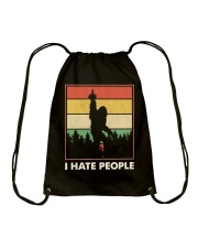 I HATE PEOPLE Drawstring Bag tile