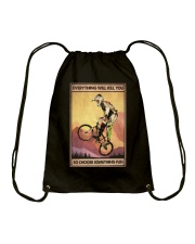 EVERYTHING WILL KILL YOU SO CHOOSE SOMETHING FUN Drawstring Bag tile