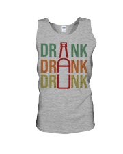 DRINK DRANK DRUNK Unisex Tank tile