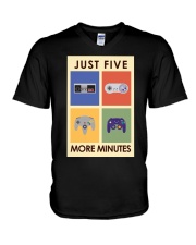 JUST FIVE MORE MINUTES V-Neck T-Shirt tile