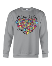 JUST A GIRL WHO LOVES GAMING Crewneck Sweatshirt tile