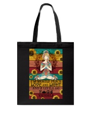 I'M MOSTLY PEACE LOVE LIGHT Tote Bag tile