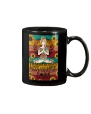 I'M MOSTLY PEACE LOVE LIGHT Mug tile